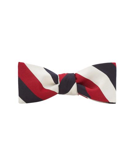 Brooks Brothers Black Fleece Triple Guard Stripe Bow Tie