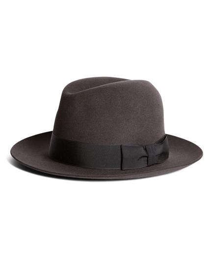 Brooks Brothers Lock And Co. Chelsea Dark Grey Fedora