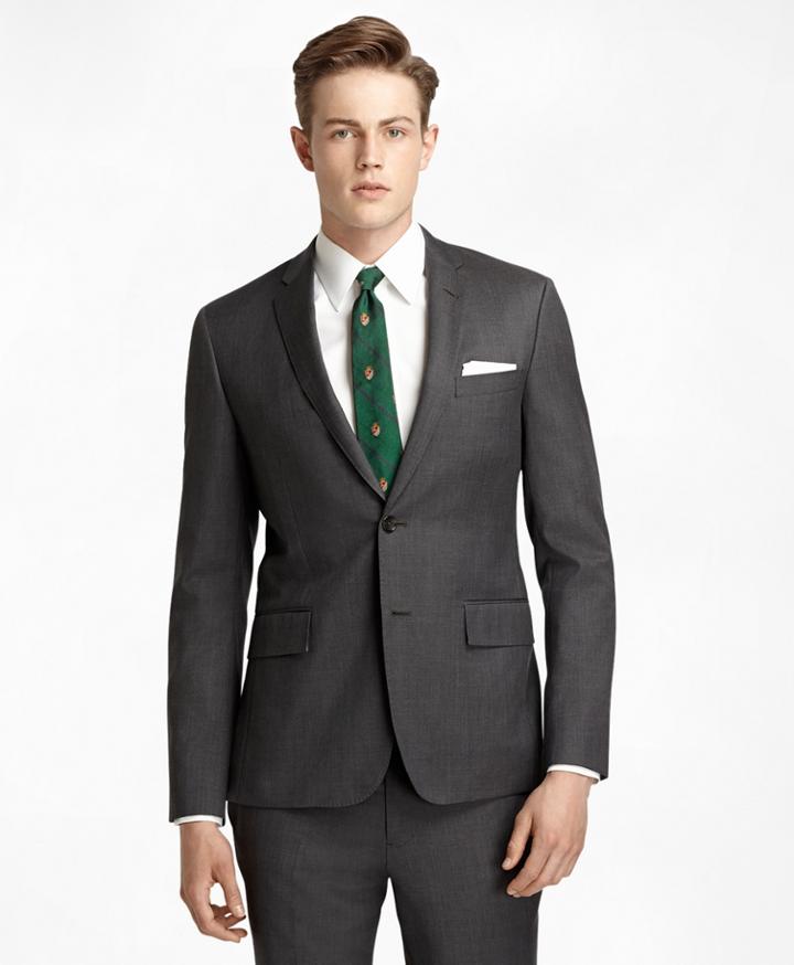 Brooks Brothers Men's Grey Suit Jacket