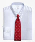 Brooks Brothers Non-iron Brookscool Regent Fit Wide Stripe Dress Shirt