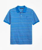 Brooks Brothers Short-sleeve Thin Stripe Pique Polo Shirt
