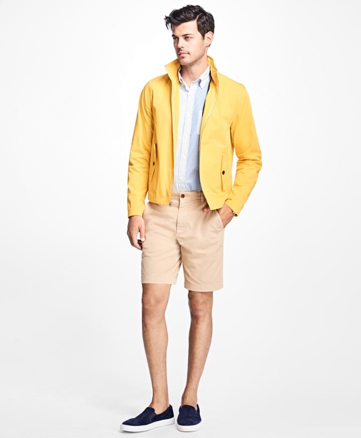 Brooks Brothers Men's Water-repellent Stand-collar Jacket