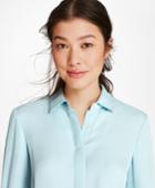 Brooks Brothers Women's Silk Georgette French Cuff Shirt