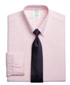 Brooks Brothers Men's Extra Slim Fit Original Polo Button-down Small Windowpane Dress Shirt