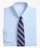 Brooks Brothers Stretch Regent Fitted Dress Shirt, Non-iron Gingham