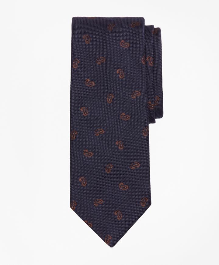 Brooks Brothers Men's Textured Ground Pine Tie