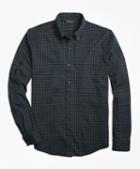 Brooks Brothers Knit Gingham Button-down Shirt