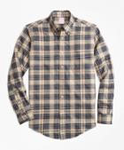 Brooks Brothers Madison Fit Multi-plaid Flannel Sport Shirt