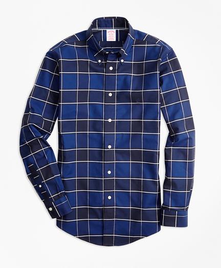 Brooks Brothers Non-iron Madison Fit Graph Check Sport Shirt
