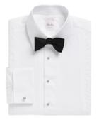 Brooks Brothers Golden Fleece Madison Fit Swiss Pleat Tennis Collar French Cuff Tuxedo Shirt