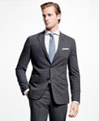 Brooks Brothers Men's Milano Fit Brookscool Tic With Windowpane Suit