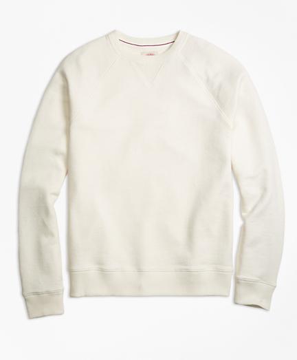 Brooks Brothers French Terry Raglan Crewneck Sweatshirt