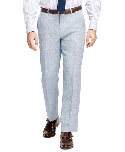 Brooks Brothers Fitzgerald Fit Linen Check Trousers