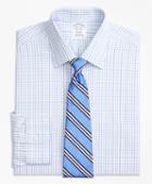 Brooks Brothers Regent Fitted Dress Shirt, Non-iron Tonal Check Windowpane