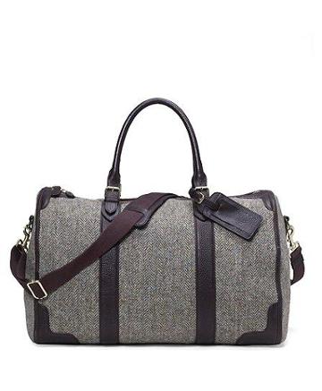 Brooks Brothers Tweed Duffel Bag