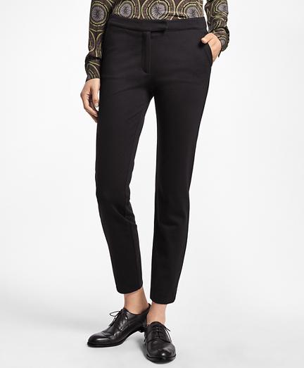 Brooks Brothers Petite Slim-fit Ponte Knit Pants
