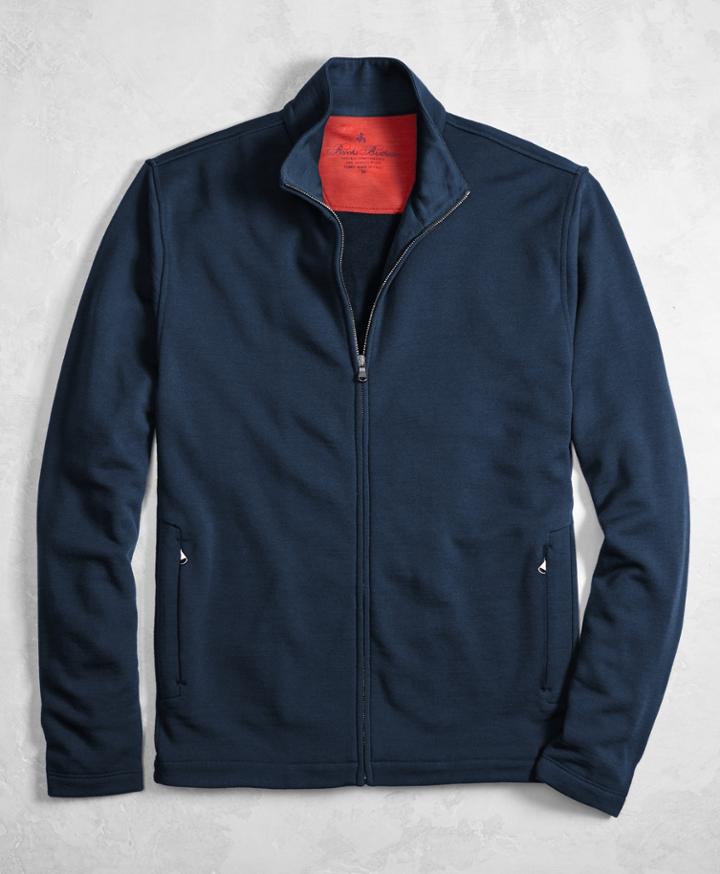 Brooks Brothers Men's Golden Fleece Brookstech Merino Wool Performance Full-zip