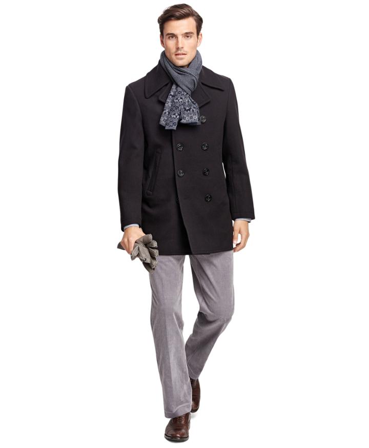Brooks Brothers Men's Classic Pea Coat