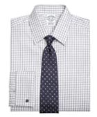 Brooks Brothers Regent Fit Heathered Gingham French Cuff Dress Shirt
