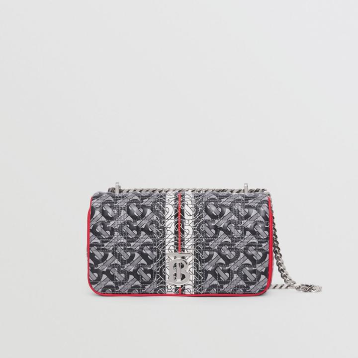 Burberry Burberry Small Monogram Stripe Quilted Lambskin Lola Bag