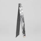 Burberry Burberry D-ring Detail Dreamscape Dot Silk Jacquard Skinny Scarf, Black