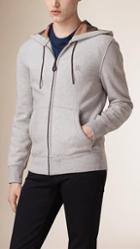 Burberry Hooded Cotton Jersey Top