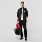 Burberry Burberry Logo Detail Stretch Cotton Poplin Shirt, Size: M, Black