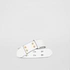 Burberry Burberry The Large Belt Bag Grainy Leather Belt, White