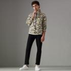 Burberry Burberry Daisy Print Lightweight Technical Hooded Jacket, Size: 44, Black