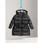 Burberry Burberry Bow Detail Down-filled Coat, Size: 18m, Black