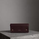 Burberry Burberry Two-tone Leather Continental Wallet, Red
