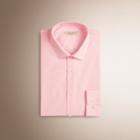 Burberry Burberry Slim Fit Cotton Poplin Shirt, Size: 15.5, Pink