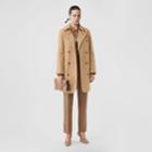 Burberry Burberry Diamond Quilted Double-breasted Coat, Beige