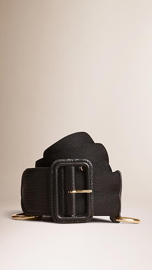 Burberry D-ring Detail Webbed Belt