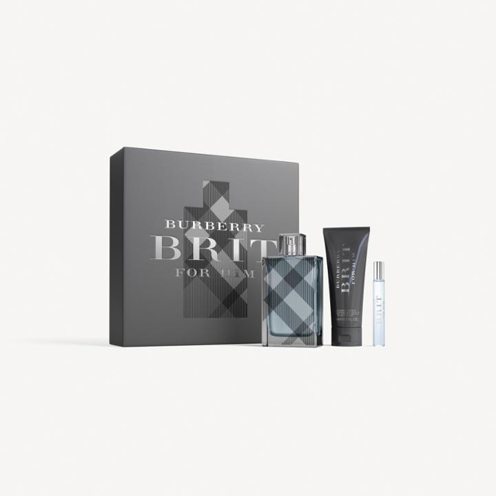 Burberry Burberry Brit For Him Eau De Toilette Set, Black