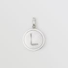 Burberry Burberry Marbled Resin 'l' Alphabet Charm, Brown