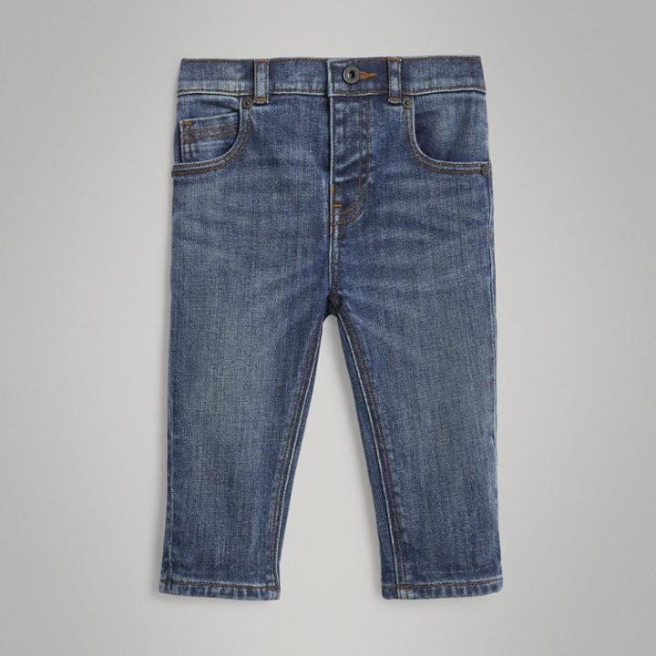 Burberry Burberry Childrens Relaxed Fit Stretch Denim Jeans, Size: 2y, Blue