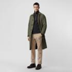 Burberry Burberry Slim Fit Floral Embroidered Cotton Chinos, Size: 34, Beige