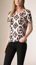 Burberry Brit Tie-dye Print Cotton T-shirt