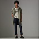 Burberry Burberry Daisy Print Cotton T-shirt, Size: L, Black