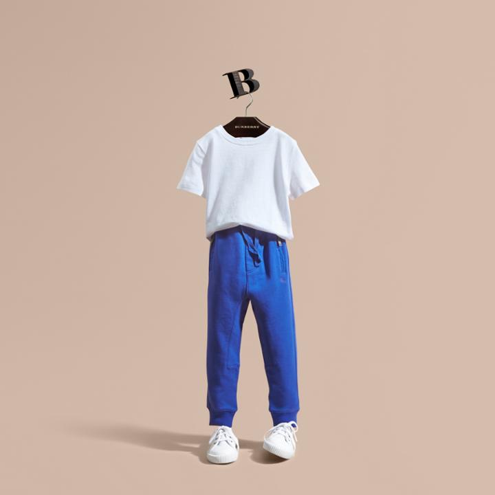Burberry Burberry Cotton Sweat Pants, Size: 8y, Blue