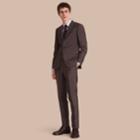 Burberry Burberry Slim Fit Wool Mohair Suit, Size: 50r, Brown