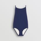 Burberry Burberry Childrens Check Detail One-piece Swimsuit, Size: 4y, Blue