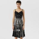 Burberry Burberry Polka Dot And Victorian Portrait Print Dress, Size: 00, Black/white