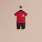 Burberry Burberry Check Pocket T-shirt, Size: 3y, Red