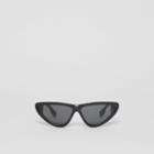 Burberry Burberry Triangular Frame Sunglasses, Black