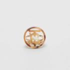 Burberry Burberry Resin And Gold-plated Monogram Motif Ring, Yellow