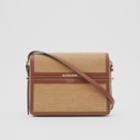 Burberry Burberry Large Jersey And Leather Grace Bag, Beige
