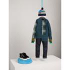 Burberry Burberry Panelled Tartan And Check Cotton Poplin Shirt, Size: 10y