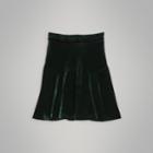 Burberry Burberry Velvet Flared Skirt, Size: 14y, Green